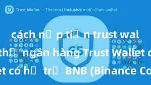 cách nạp tiền trust wallet bằng thẻ ngân hàng Trust Wallet có hỗ trợ BNB (Binance Coin) không?